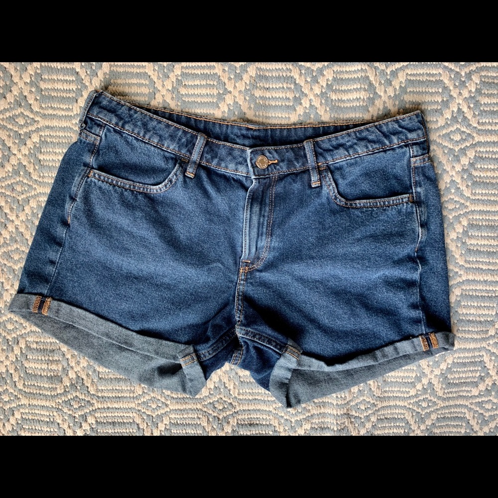 Denim shorts